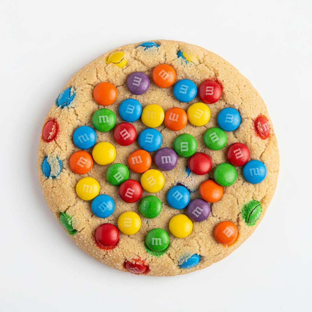 Sugar M&M Cookie