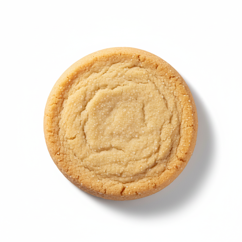 Classic round sugar cookie